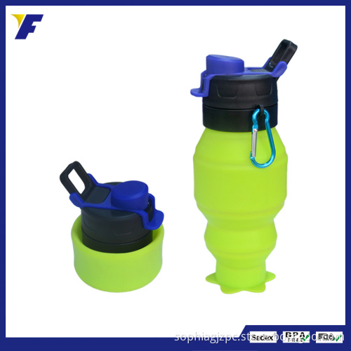 Personalized Child School BPA Free Silicone Sports Water Bottle